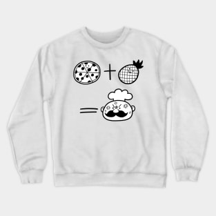 Formula of hawaiian pizza Crewneck Sweatshirt